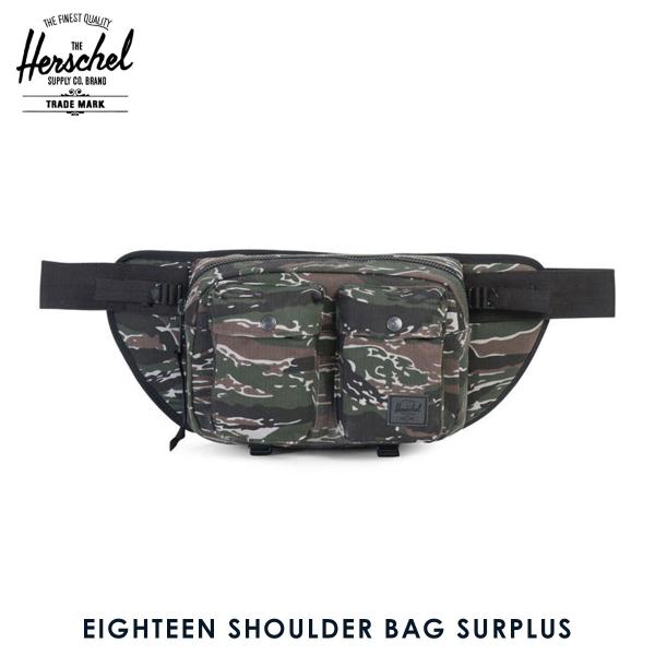 �n�[�V�F�� �o�b�O ���K�̔��X Herschel Supply �n�[�V�F���T�v���C �V�����_�[�o�b�O EIGHTEEN SHOULDER BAG SURPLUS 10018-01386-OS TIGER CAMO D00S15
