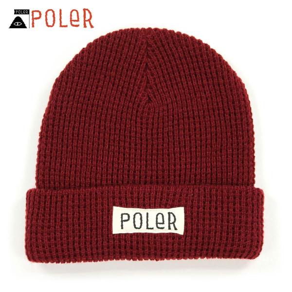 �|�[���[ POLER ���K�̔��X �j�b�g�L���b�v �r�[�j�[ WORKERMAN BEANIE 253MCV0104-MAR MAROON