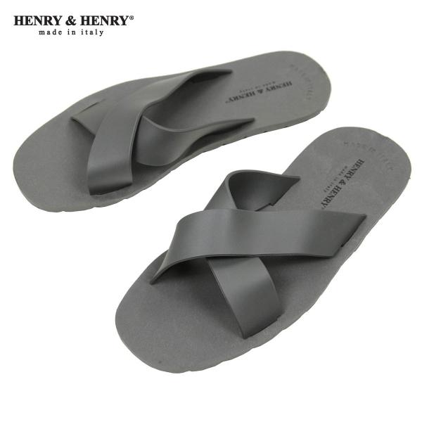 �w�����[�A���h�w�����[ �T���_�� �����Y ���f�B�[�X ���K�̔��X HENRY��HENRY �r�[�`�T���_�� �N���X CROSS SANDAL ANTHRACITE 27