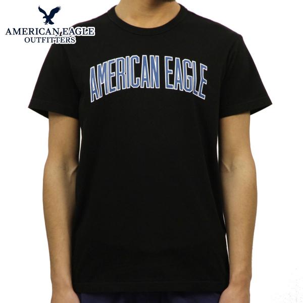 アメリカンイーグル AMERICAN EAGLE 正規品 メンズ クルーネック 半袖ロゴTシャツ A...