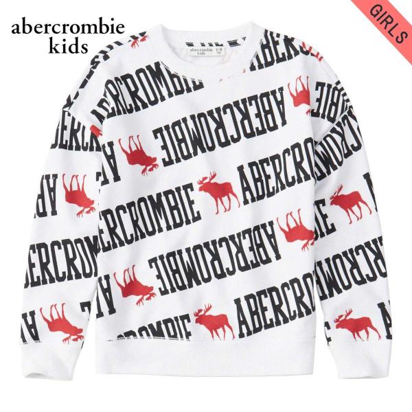 �A�o�N���L�b�Y �X�E�F�b�g �K�[���Y �q���� ���K�i AbercrombieKids �g���[�i�[ �g���[�i�[ easy icon crew sweatshirt 252-772-0075-005