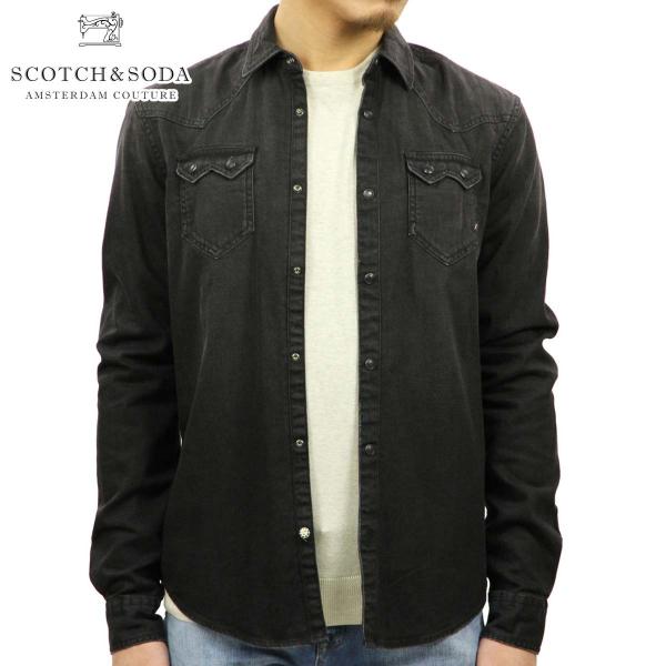 �X�R�b�`�A���h�\�[�_ �V���c �����Y ���K�̔��X SCOTCH��SODA �����V���c AMS BLAUW SAWTOOTH SHIRT IN SEASONAL WASHES 141265 90 51412