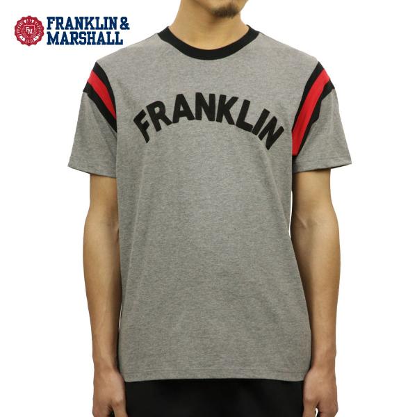 フランクリン マーシャル Tシャツ 正規販売店 FRANKLIN＆MARSHALL 半袖Tシャツ クルーネック CREW NECK TEE MEDIUM GREY MELANGE TSMF392AM 2197 クリスマス プレゼント ラッピング FRANKLIN & MARSHALL（フランクリンマーシャル） 【ボーナスストア 誰