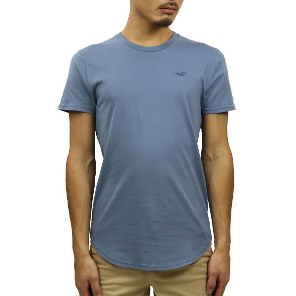 ホリスター Tシャツ メンズ 正規品 Hollister 半袖tシャツ Curved Hem T Shirt 324 368 0625 220 カーブヘム クルーネックtシャツ 現品