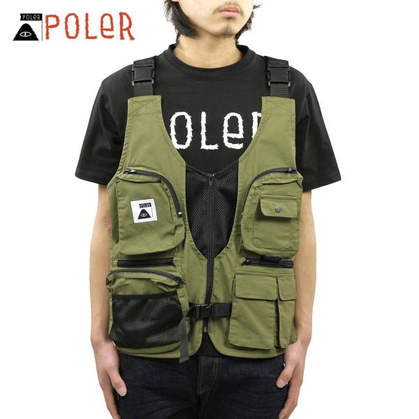 ポーラー ベスト メンズ 正規販売店 POLER アウター フィッシング