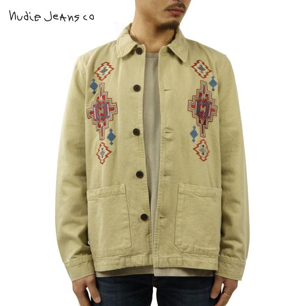 ヌーディージーンズ アウター メンズ 正規販売店 Nudie Jeans カバーオール ワークジャケット BARNEY WORKER JACKET DESERT OAT Y21 160723 クリスマス プレゼント ラッピング Nudie Jeans（ヌーディージーンズ） アウター メンズ 正規販売店