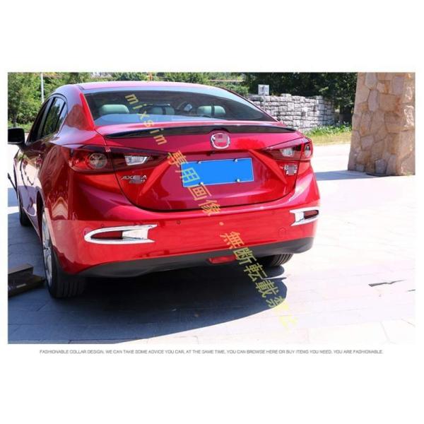 リア フォグランプガーニッシュ マツダ アクセラ MAZDA AXELA BY系 専用 リフレクターガーニッシュ カスタム　クロームメッキ 保護 外装