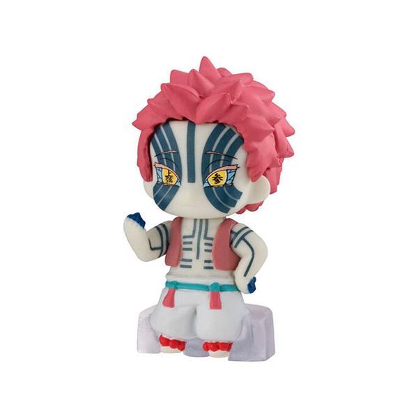 鬼滅の刃 猗窩座 キャラクターグッズ四点セット BANDAI 鬼滅の刃 ならぶんです。4 猗窩座 あかざ 単品 ガチャ