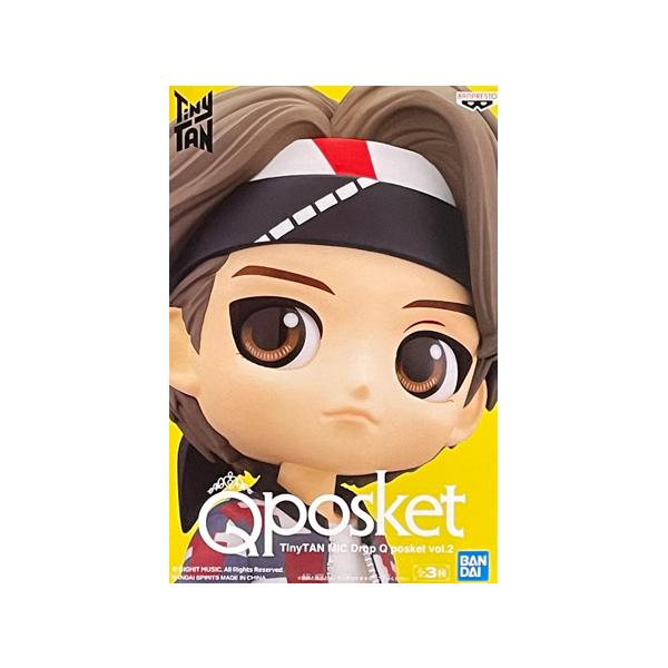 TinyTAN MIC Drop Q posket vol.2 V 通常カラー 単品 (ヴィ) テテ BTS 防弾少年団 フィギュア アニメ グッズ