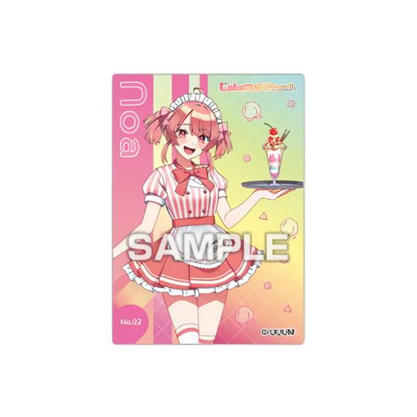 カラフルピーチ クリアカードコレクションガム カラピチダイナー No.2 のあ 単品 からぴち トレカ キャラ ガチャ グッズ