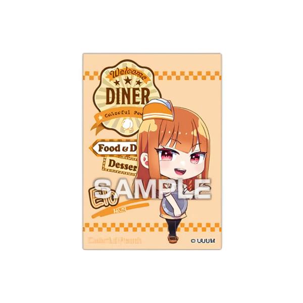 カラフルピーチ クリアカードコレクションガム カラピチダイナー No.19 えと 単品 からぴち トレカ キャラ ガチャ グッズ