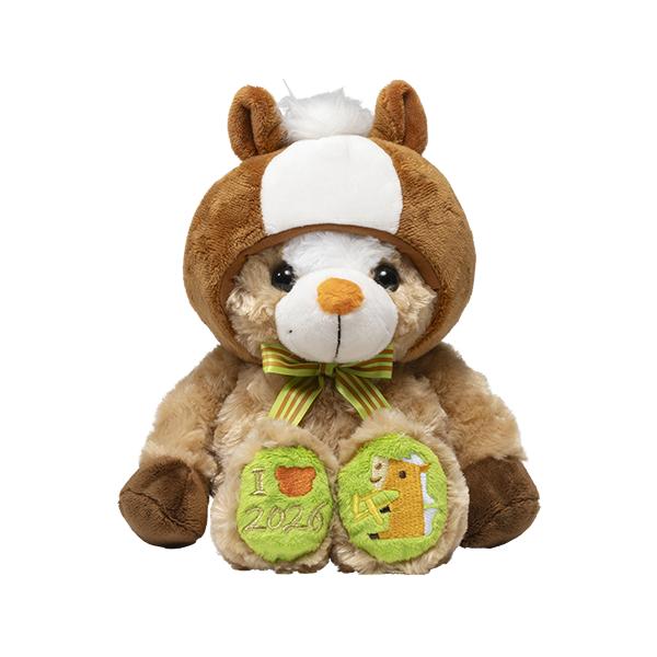 ご当地ベア 干支うま ぬいぐるみS 藤二誠 【2026 Limited】 : ミックス