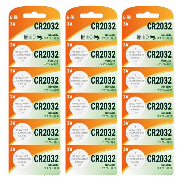 NinoLite CR2032 {^ dr PTZbg 3V 240mAh [gp ECR2032 / DL2032 / SB-T51 / RC2032 / KECR2032 Ή