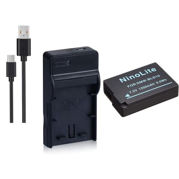 TKGx Zbg DC115 USB^[d+ DMW-BLD10 Ή݊obe[̃Zbg