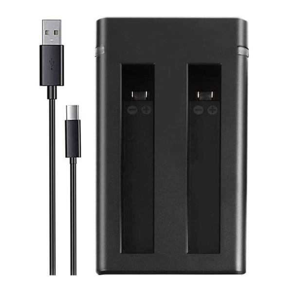 Tkg DC360EX2 �x NinoLite Insta360 ONE X2 �p USB�^�f���A���o�b�e���[�`���[�W���[�A�o�b�e���[�Q�� �����[�d�� �[�d�X�e�[�V�����E�[�d��