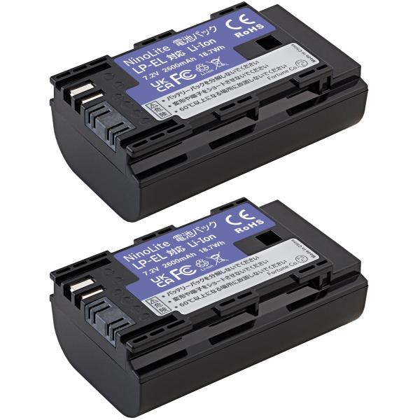 SCOPECAMLITE-L25 バッテリー2個付き NinoLite LP-EL 対応バッテリー2個セット、スピードライト EL-5