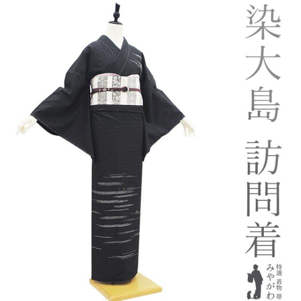付け下げ　フルセット　染大島　着物　大島紬　正絹　訪問着　ロング　G10 美品【本場大島紬】正絹 染大島紬 訪問着s776 | 着物 夢美月