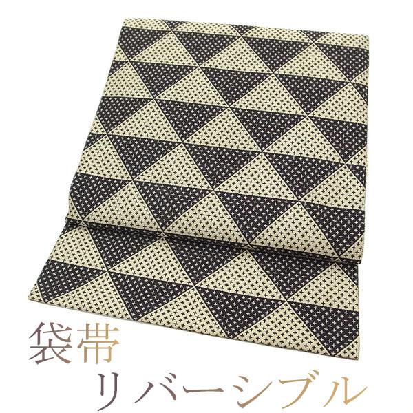 30%OFFで￥36300→25410 袋帯 リバーシブル 両面 全通 鱗 花七宝  