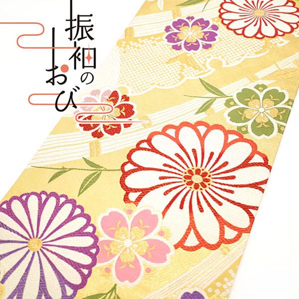 振袖用 袋帯 フォーマル 着物 成人式 結婚式 振袖 販売 購入 正絹 絹