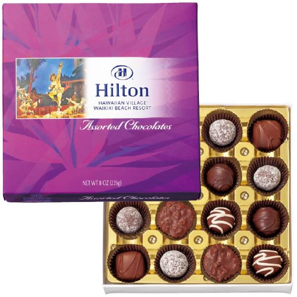 海外 お菓子 ハワイ ハワイ ヒルトン ハワイアンビレッジ Id アソートチョコレート 3箱セット チョコ テレワークのお供に 海外おみやげ Id 世界のお土産ストア