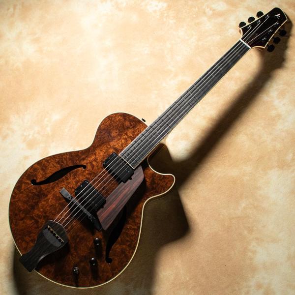 Kikuchi Guitars/Archtop JF15 2HB Ltd Exotic Imbuia Burl : 宮地楽器