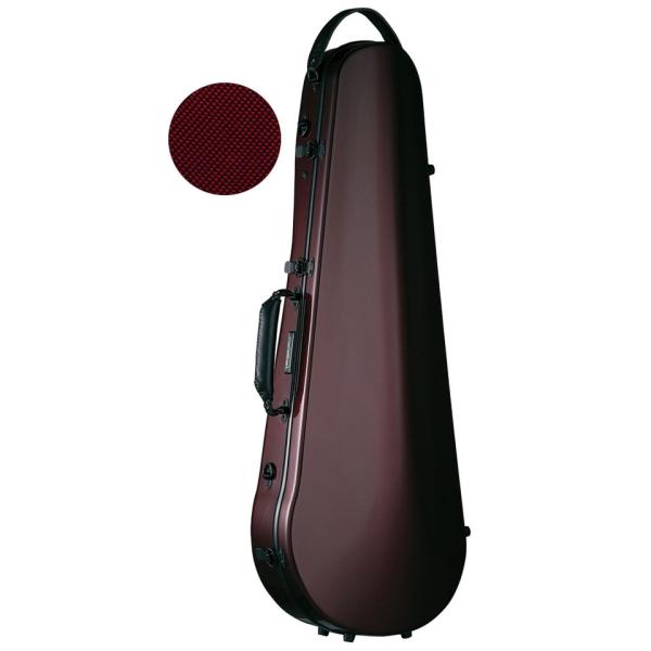 カーボン複合繊維を使用し、大幅な軽量化と高い剛性を実現したケース。スリムで軽く、強度も十分。留め具はわずか2箇所と開閉もラクラクです。小物入れは取り外しが可能。肩当はネックの下のスペースに収納できます。弓収納可能本数：2本対応サイズ：ボディ...