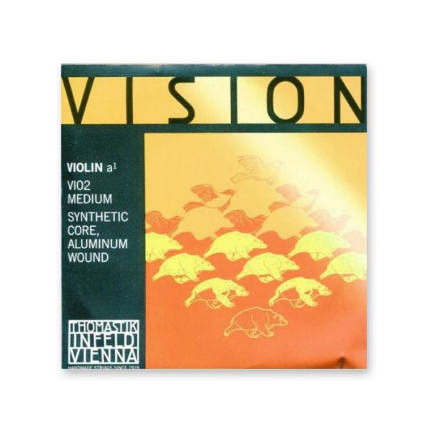 リーズナブルなことで人気のナイロン弦。輝かしく、はっきりとした音色で、多くのシンセティック弦と組み合わせることができる万能弦。※こちらの商品は「1/2サイズ用・Ａ線」です。発売元：トマスティークシンセティックコア／アルミ巻