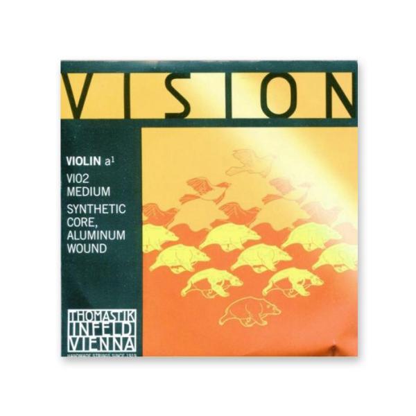 リーズナブルなことで人気のナイロン弦。輝かしく、はっきりとした音色で、多くのシンセティック弦と組み合わせることができる万能弦。※こちらの商品は「3/4サイズ用・Ａ線」です。発売元：トマスティークシンセティックコア／アルミ巻