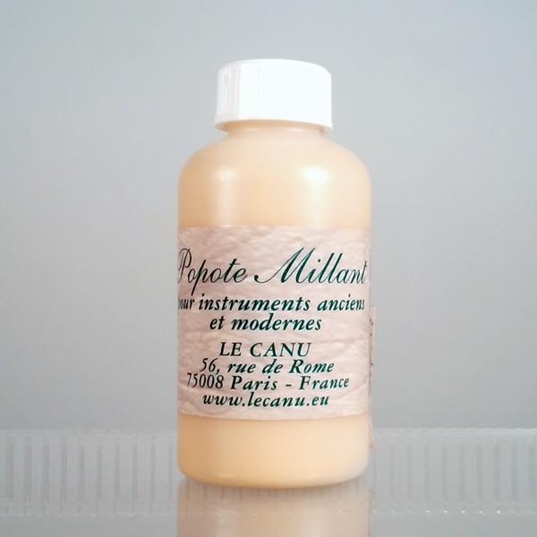 研磨剤入りの弦楽器用クリーナー。楽器表面の保護、艶出しに優れ、小傷も取り除けます。不繊布などのクロスに染みこませてお使いください。（磨き過ぎはニスを剥がしてしまう恐れがあるためご注意ください）