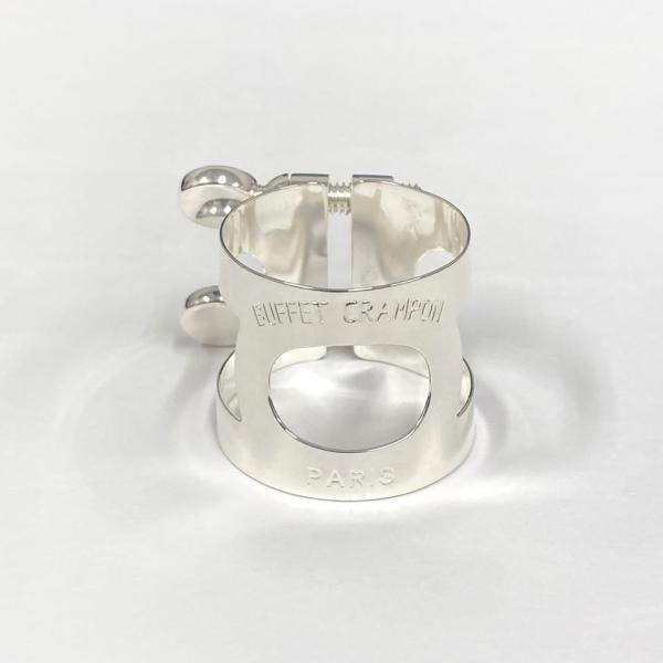 ジ*ジ様 B♭クラリネット用　リガチャー 銀製 B.Crampon クランポン B♭クラリネット リガチャー 銀メッキ SP : 宮地