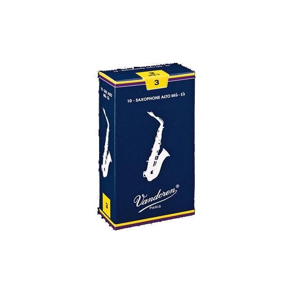 Vandoren アルトサックスリード 2 1/2 10枚入り 2箱セット Vandoren バンドレン アルトサックス リード【青箱 3】 : 宮地楽器