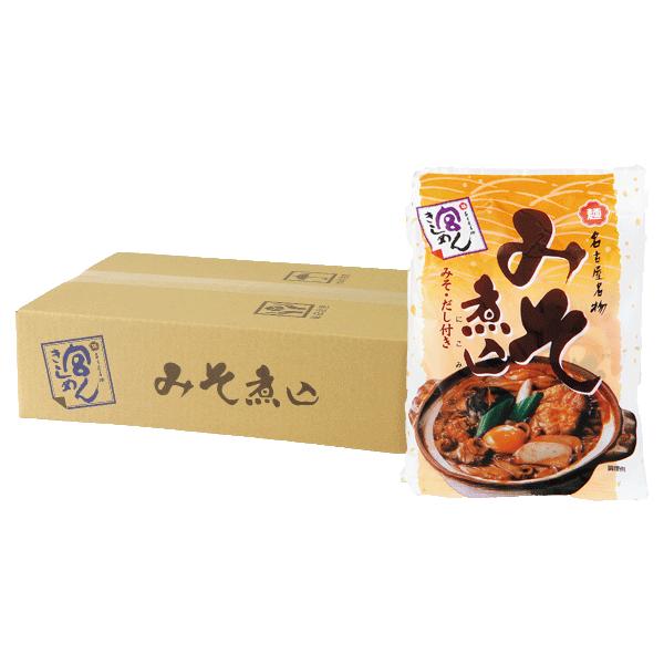 宮きしめんが日本で初めて技術開発した折りたたみ式乾麺は、麺の中に小麦粉のうまみがたっぷり含まれています。なめらかな舌ざわりとコシのある食感をお楽しみください。100％大豆醸造の豆みそを使用していますので、豆みそ特有の風味とこくがお楽しみいた...