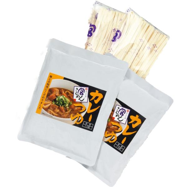 おだしが効いたやや辛みのあるカレーつゆのおいしさをそのままレトルトタイプにしてとじこめました。本格カレーと麺のうまみをお気軽にご家庭でお召し上がりいただけます。半生きしめん×2人前レトルトカレーつゆ×2人前・めん重量は一人前100gです。・...