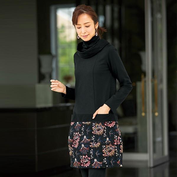 ワンピース レディース 春 秋冬 イタリア製 ゴブラン織り使いワンピース 40代 50代 60代 70代 ミセスファッション シニアファッション 服 京都通販 ミセスのファッション館 通販 Yahoo ショッピング