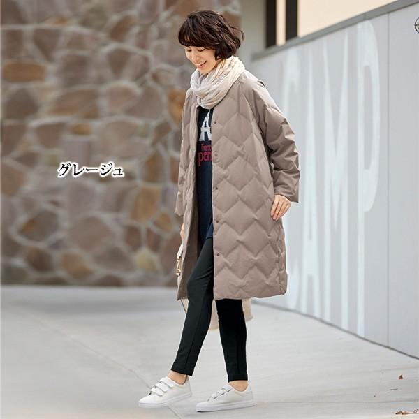 コート アウター レディース 春 秋冬 シームレスダウンコート 40代 50代 60代 70代 ミセスファッション シニアファッション 服 京都通販 ミセスのファッション館 通販 Yahoo ショッピング
