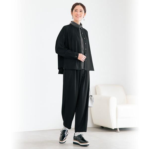 セットアップ パンツ レディース 春 秋冬 リラックスセットアップ 40代 50代 60代 70代 ミセスファッション シニアファッション 婦人 服 京都通販 ミセスのファッション館 通販 Yahoo ショッピング