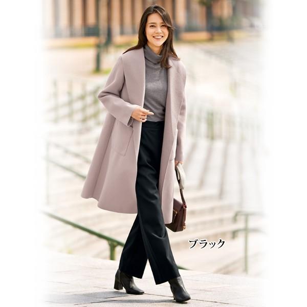 ボトム パンツ レディース 秋 冬 ウール混ラップデザインパンツ 大きいサイズ 40代 50代 60代 70代 ミセスファッション シニア ファッション 服 京都通販 ミセスのファッション館 通販 Yahoo ショッピング