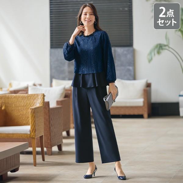 セットアップ レディース おしゃれ 春 秋冬 ミセス シニア