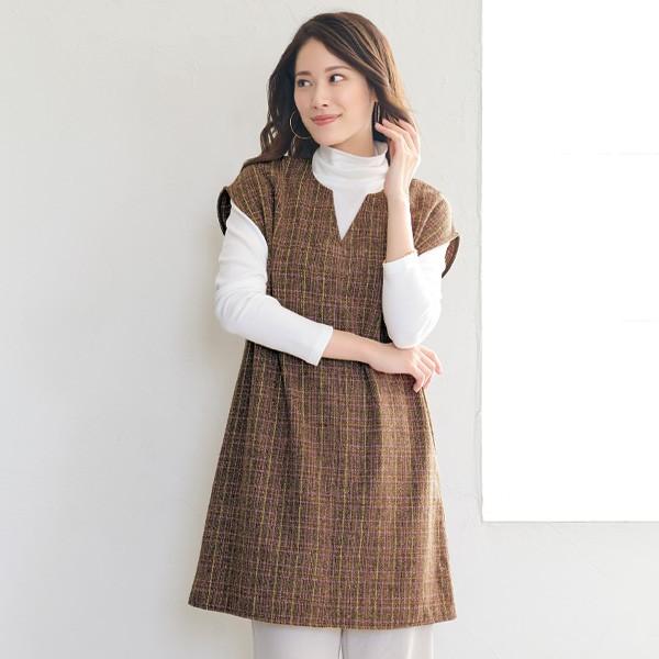 チュニック 大人可愛い おしゃれ 春 秋冬 ミセス シニア ファッション