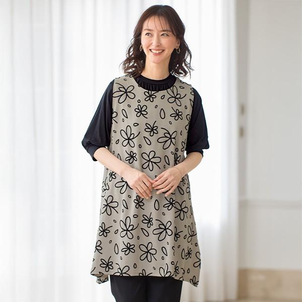 チュニック 大人可愛い おしゃれ 春夏 ミセス シニア ファッション 40