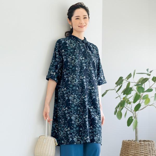 チュニック 大人可愛い おしゃれ 春夏 ミセス シニア ファッション 40