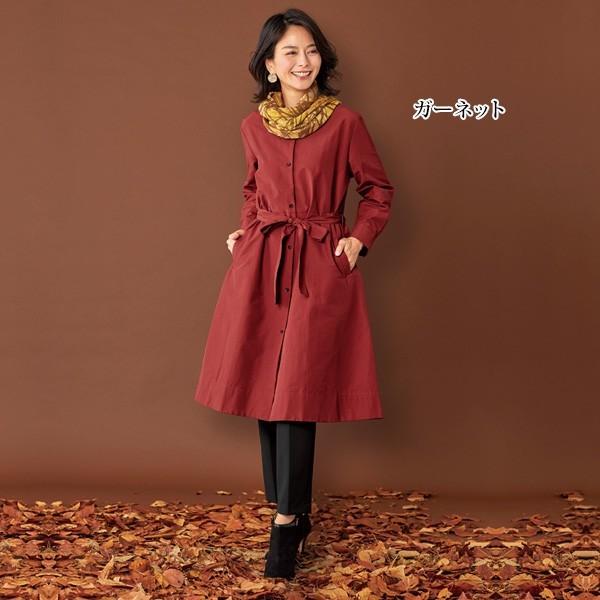 コート アウター 着映え ワンピース風コート ベルト付 40代 50代 60代 70代 シニア ミセス ファッション レディース 婦人服 ワンピース 風 京都通販 ミセスのファッション館 通販 Yahoo ショッピング