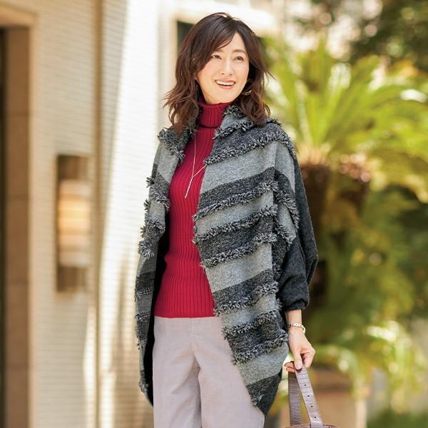 ジャケット アウター レディース 秋 冬 異素材切替デザインドルマンジャケット 50代 60代 70代 80代 ミセスファッション シニア ファッション 婦人 服 501 京都通販 ミセスのファッション館 通販 Yahoo ショッピング