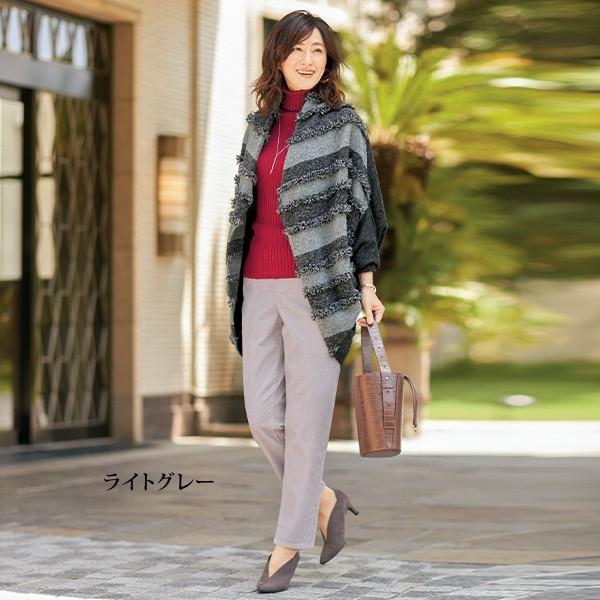 パンツ ボトム レディース 秋 冬 コーデュロイテーパードパンツ 50代 60代 70代 80代 ミセスファッション シニアファッション 婦人 服 502 京都通販 ミセスのファッション館 通販 Yahoo ショッピング