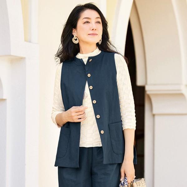 シニア ベスト 夏 レディースファッション みんな探してる人気モノ