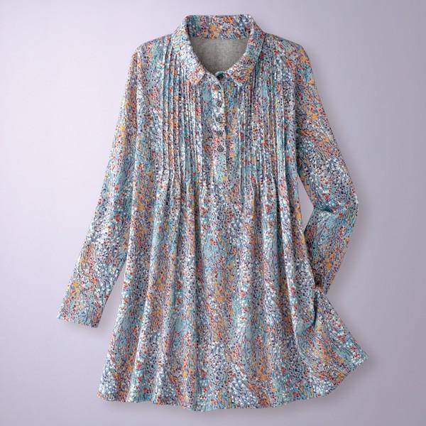 おしゃれ チュニック トップス レディース 秋 冬 ピンタックデザインチュニック 50代 60代 70代 80代 ミセスファッション シニアファッション 服 京都通販 ミセスのファッション館 通販 Yahoo ショッピング