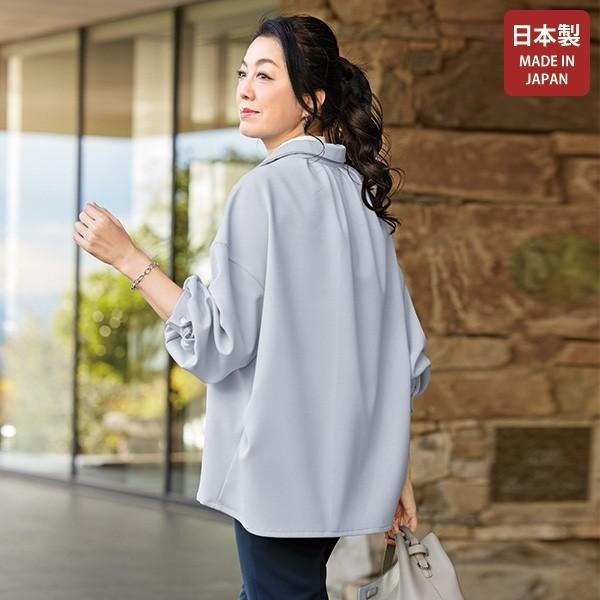 日本製 チュニック レディース 春秋 スキッパーシャツチュニック 50代 60代 70代 80代 ミセスファッション シニアファッション 百貨店販売商品 京都通販 ミセスのファッション館 通販 Yahoo ショッピング