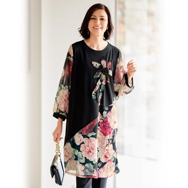 【EBI】 vintage チュニック　古着 70's Vintage ガーリー チュニック (オフホワイト) - ∞ SOL ∞