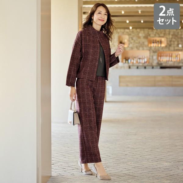 セットアップ レディース おしゃれ 春 秋冬 ミセス シニア