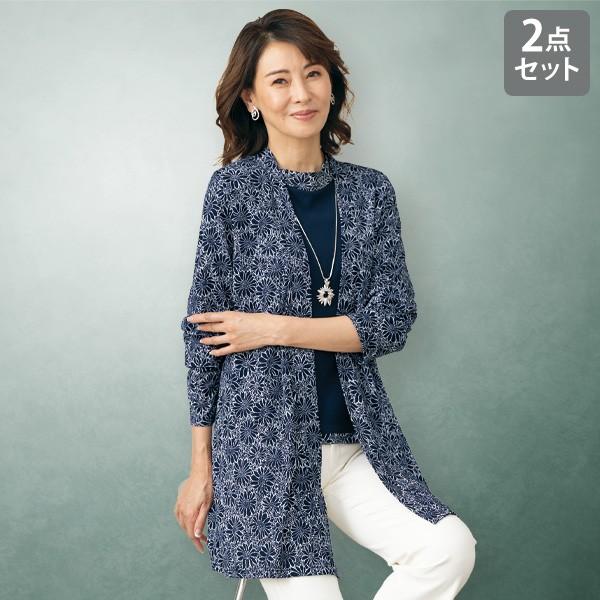 アンサンブル レディース おしゃれ 春夏 ミセス シニア ファッション